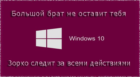 Шпионские функции windows