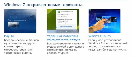 Windows 7 функции 