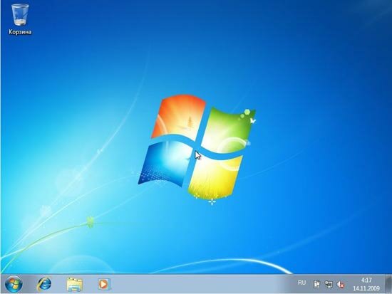 установка нашей Windows 7 завершена