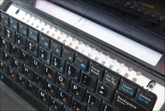 Вскрытие корпуса ноутбука asus eee pc 